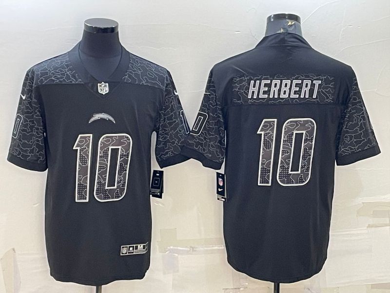 Men Los Angeles Chargers #10 Herbert Black Reflector 2022 Nike Limited NFL Jersey->buffalo bills->NFL Jersey